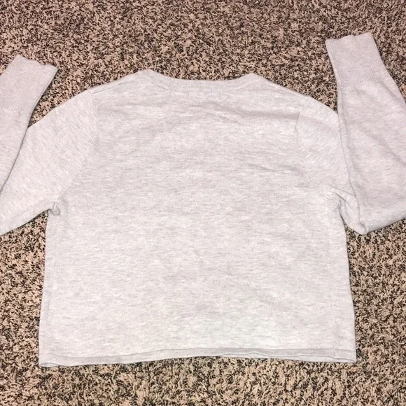 🆕Wild Fable Rosette Embroidered Button Down Gray Cardigan Various Sizes | NWT - Picture 5 of 8